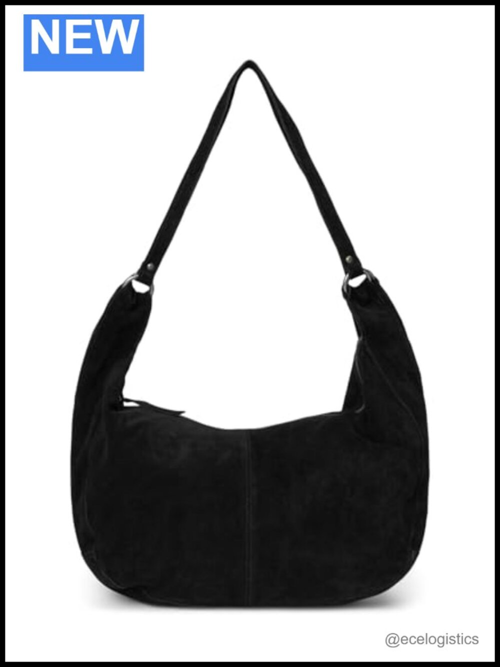 Suede Tote Bag Leather Shoulder Hobo